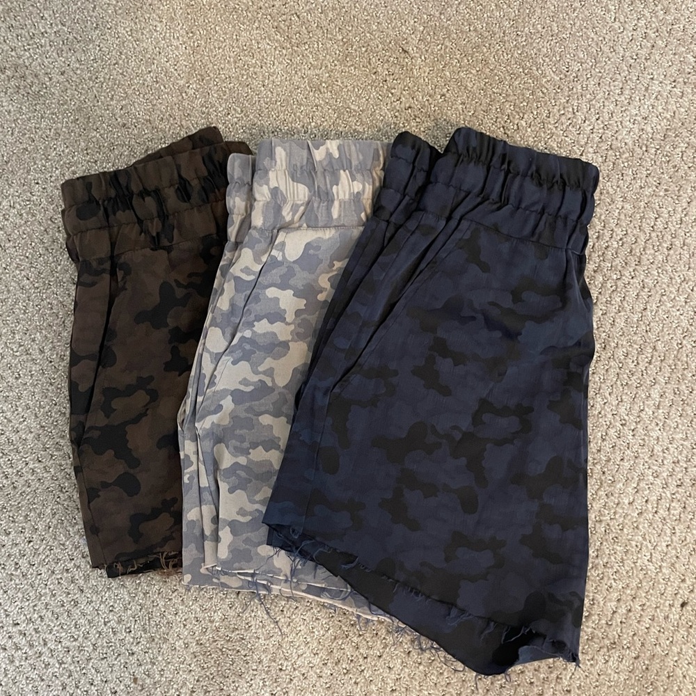 Set of 3 Tribe Kelley Cutoff Shorts